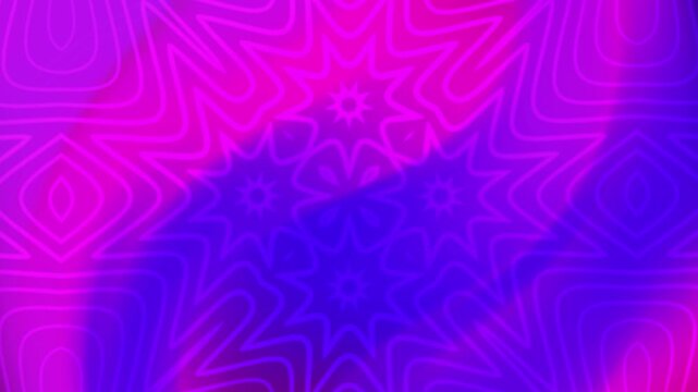 Pink and blue psychedelic kaleidoscopic pattern for backgrounds, wallpapers, prints, textiles, stationery, and digital design projects. Great for vibrant visuals.