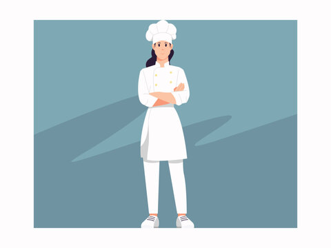 Chef Standing with Crossed Arms
