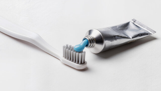 Toothbrush with Toothpaste