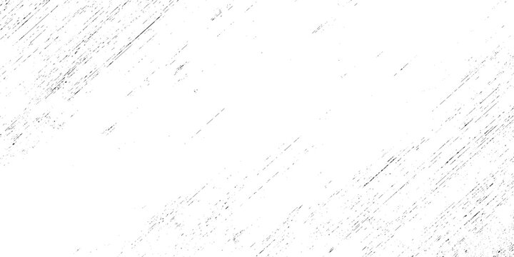 Vector illustration of a white background with diagonal black grunge lines and scratches texture overlay