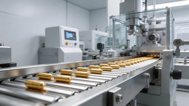 Pharmaceutical capsule production line