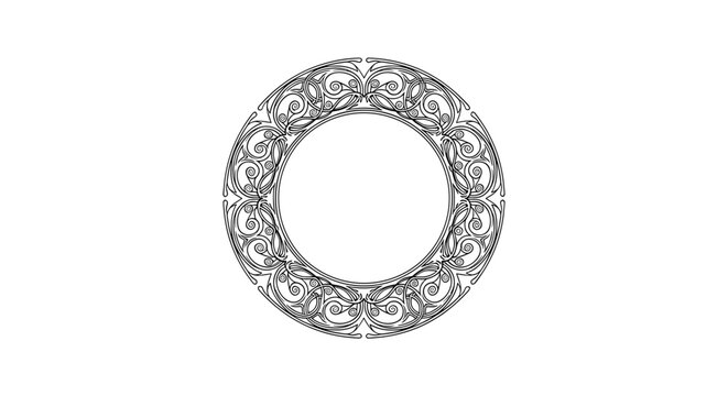 Luxury silver jewelry, crystal circle, rhinestone accessory isolated on White Background