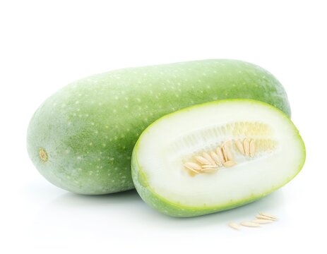 Fresh Winter melon isolated on white background