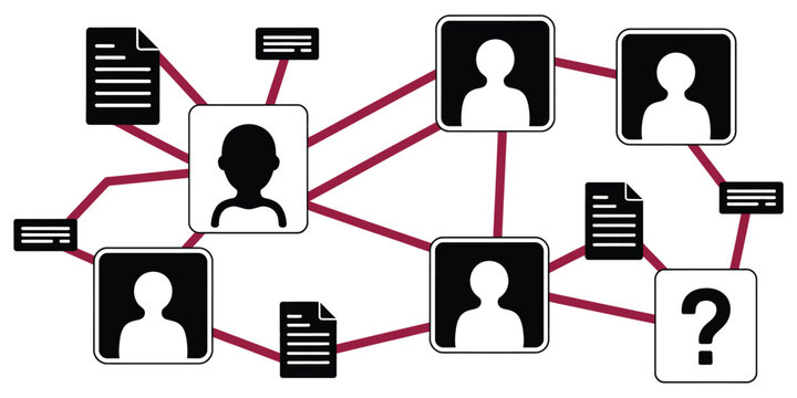 Detective board evidence investigation crime scene linked photos clues, detailed forensic investigation setup with red string connections photographs notes and map planning, conceptual criminal case 