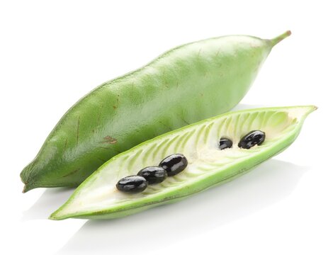 Fresh Caigua Achocha isolated on white background