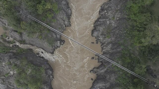 Khone Phapheng Falls, located on the Mekong River in Laos, is renowned as the widest waterfall in the world ( HLG mode)