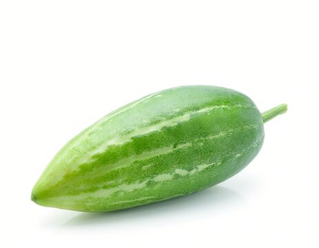 Fresh Pointed gourd  isolated on white background