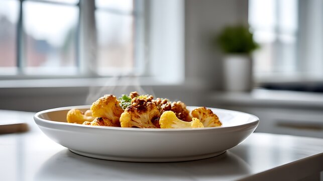 Gourmet Roasted Potatoes in a Bowl / ボウルに盛られたグルメなローストポテト