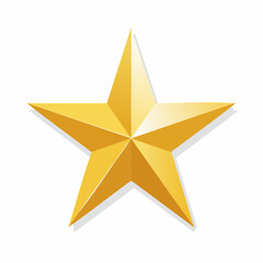Obraz premium Golden Star Icon