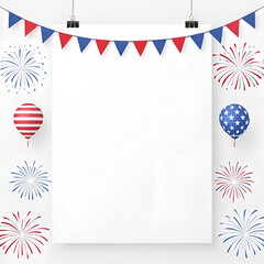 Obraz premium Celebrate Freedom Unity and Progress This Fourth of July Together Now.