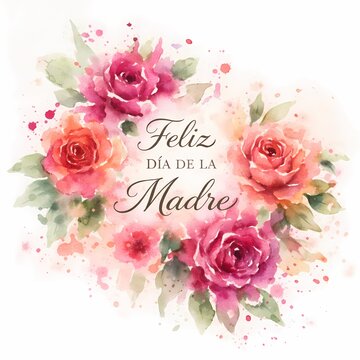 feliz dia de la madre bouquet of roses