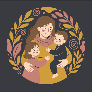 hari ibu , anak sayang cinta kasih ke anak