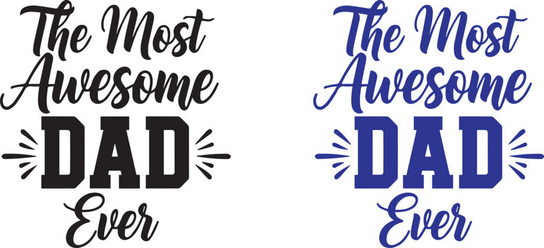 Super Dad Hero Shield Typography