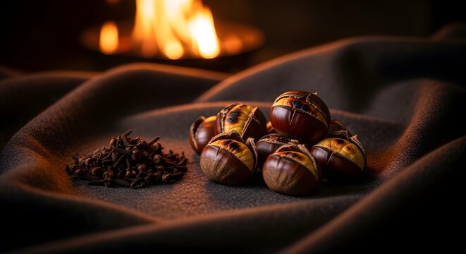 Roasted Chestnuts and Cloves by Fire