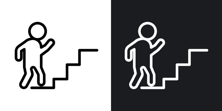 Beginner outlined icon vector collection.