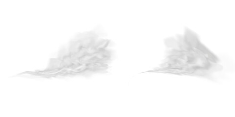 PNG white mist smoke cloud isolated on transparent background This soft fog effect creates airy texture for overlay compositing and design © Mirinda