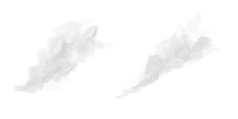 PNG white mist smoke cloud isolated on transparent background This soft fog effect creates airy texture for overlay compositing and design © Mirinda