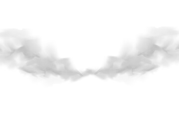 Soft PNG gray smoke burst isolated on transparent background This light explosion of vapor creates dynamic texture for compositing © Mirinda