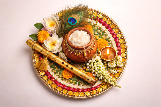 Shri Krishna Janmashtami Dahi Handi Gokulashtami Krishnashtami Krushna Jayanti Ashtami Rohini Kanhaiya Janmotsav Nandotsav celebration vibrant spiritual festivity