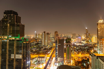 night view of city © Brent Randall