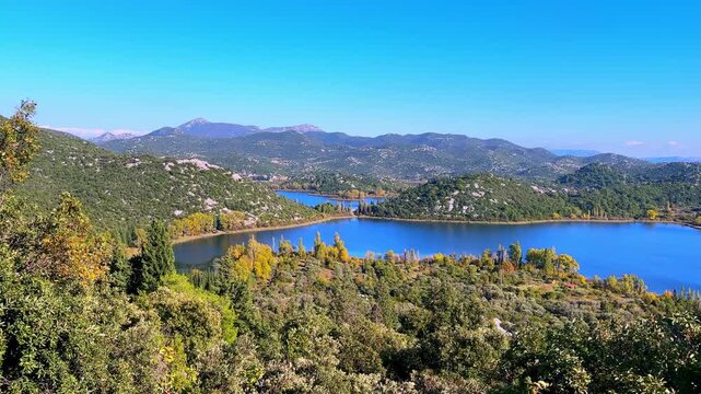 The Bacina Lakes in the Dalmatia region of Croatia, Europe