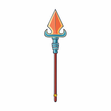 Stylized Spear with Ornate Head