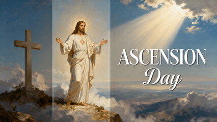 jesus and the cross, Ascension Day