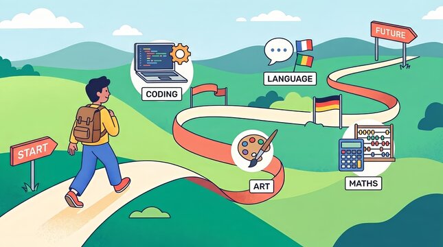 Embark on an Educational Journey: Exploring Coding, Art, Math, and Language for a Bright Future