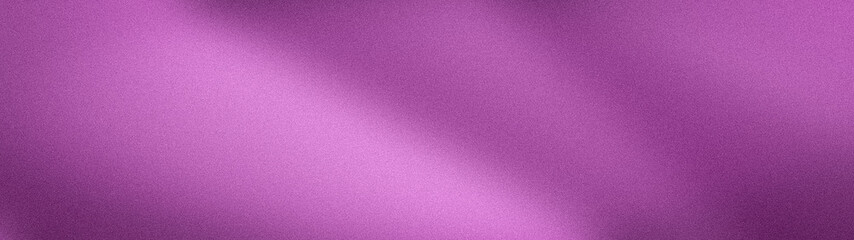 Fototapeta premium Wide abstract gradient with purple pink violet tones grainy texture soft modern backdrop