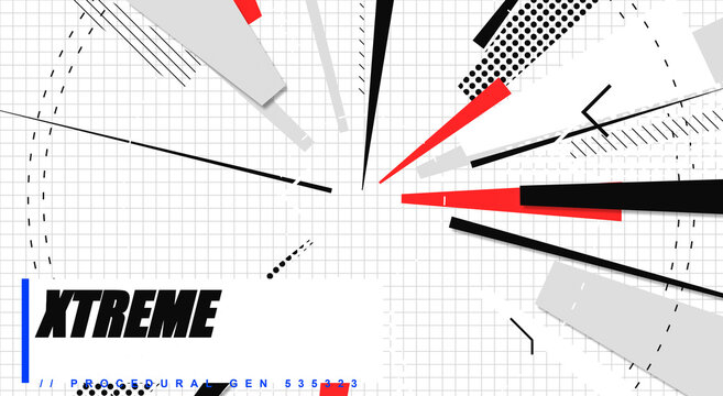 Bright white geometric abstract pattern exploding with converging diagonal lines, aggressive speed mood texture, extreme sports poster layout template, high resolution digital graphic backdrop