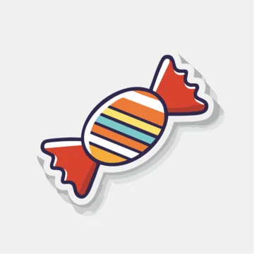 Striped Candy Icon