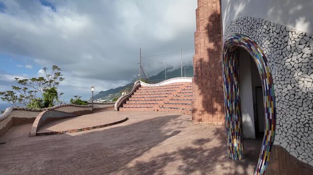 Villa Comunale Park in Vietri sul Mare, Italy