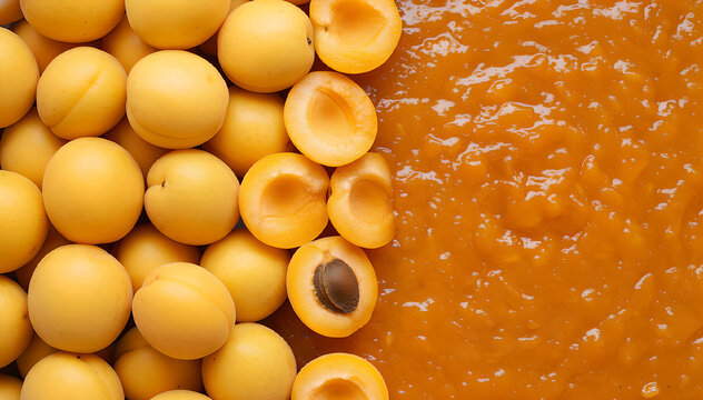 pitted apricots and the consistency of cherry jam