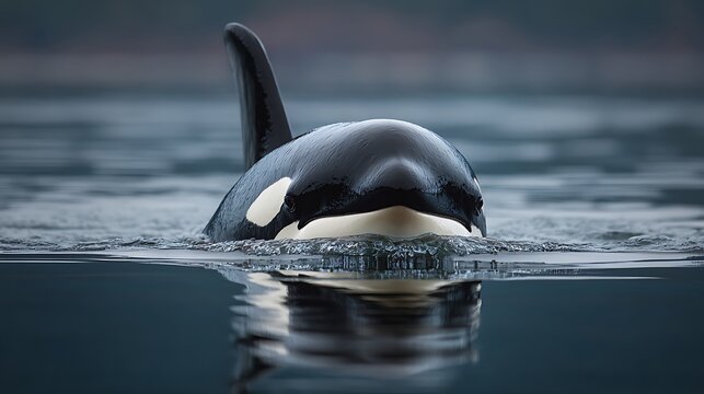 Orca Surface View / 海面に顔を出すシャチ