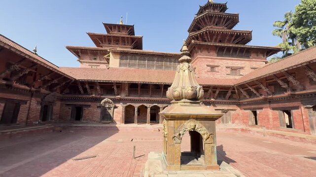 Carved Traditional Stone Water Spout in Patan Durbar Square, Lalitpur, Nepal