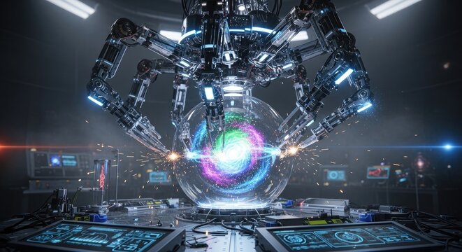 Futuristic Technological Marvel - A Glimpse into the Future.