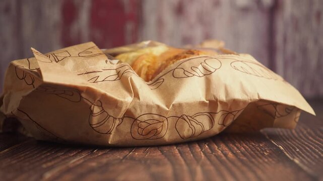 Enjoying a fresh pastry at a local bakery in the afternoon
