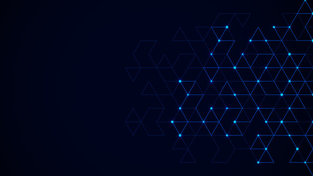 Creative idea of modern design with abstract geometric background. Minimalistic texture with triangles pattern