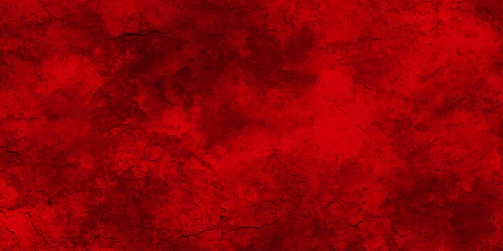 Grungy deep red abstract background with dark marble texture and weathered stone effects for dramatic horror design.  distressed vintage wall pattern and a dark old paper surface backdrop
