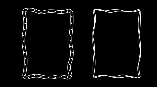 White  frame collection 