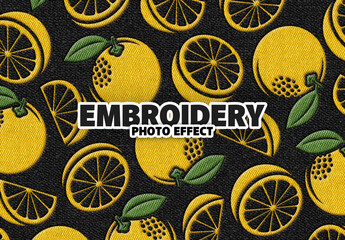 Embroidery Logo Mockup – Apparel Branding Presentation (PSD)