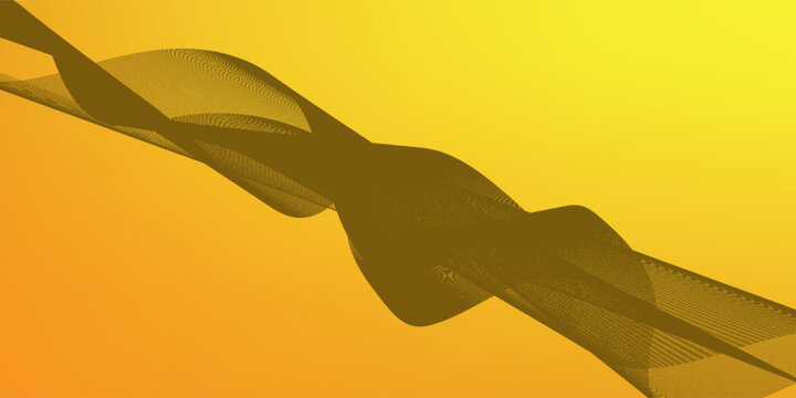 That image is a great example of generative or algorithmic art, specifically a style often referred to as ribbon waves or wireframe flows.