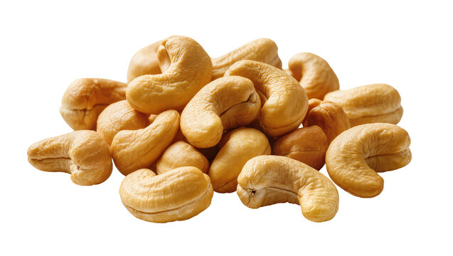 Pile of Roasted Cashew Nuts Snack Food