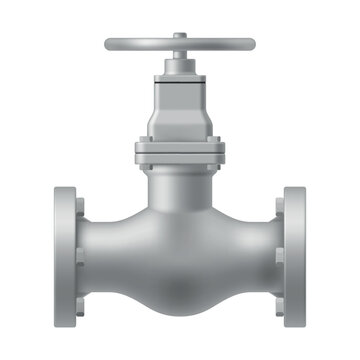 Industrial shut off valve vector design for technical and engineering applications