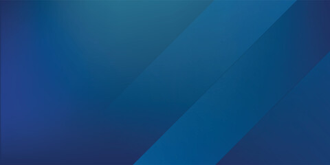 Fototapeta premium Abstract blue background with elegant diagonal overlapping layers and soft gradients. Modern professional vector illustration for corporate and tech design.