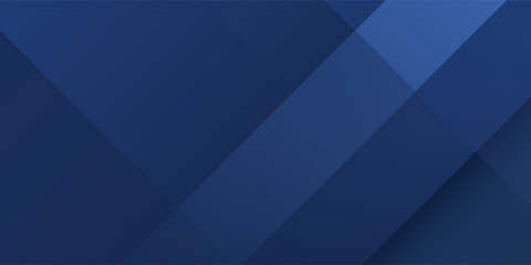 Obraz premium Abstract modern background with dark blue geometric layers. Features overlapping diagonal shapes and soft gradients for a professional corporate look.