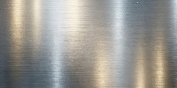 A close-up shot of a smooth metallic surface exhibiting a glossy, reflective sheen, ideal for conveying ideas of modernity and industry.