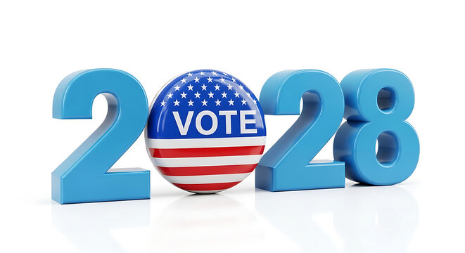 2028 Election Year Vote USA United States America Presidential Campaign