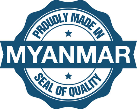 Made in Myanmar Vector Badge