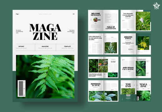 Simple Magazine Template